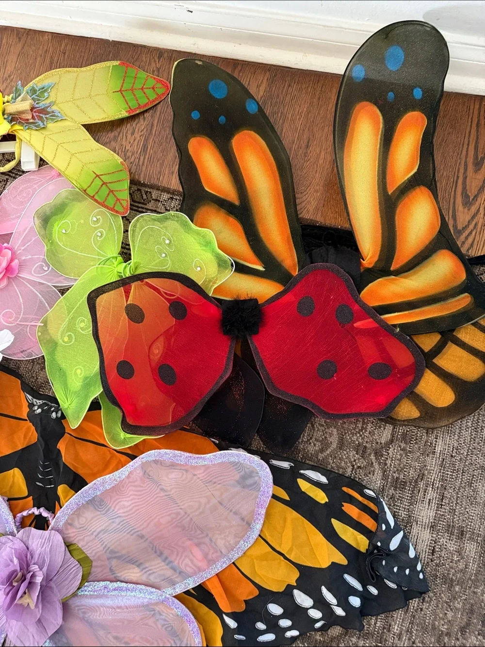 Assorted Decorative Fairy and Butterfly Wings - Multicolor Party Wings